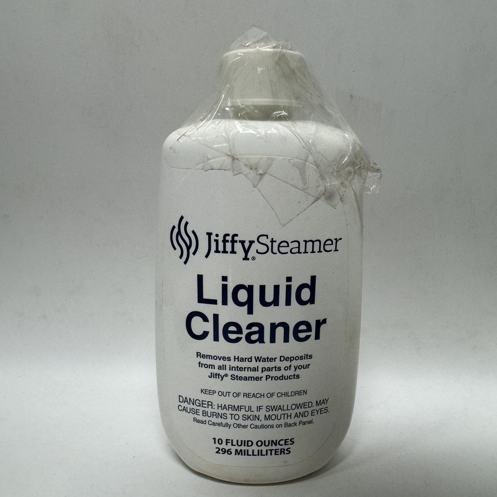 Jiffy Steamer Liquid‎ Cleaner 2008 Removes Hard Water Deposits 10 oz